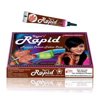 Kajal’s Rapid Colour Tattoo Cone-Maroon