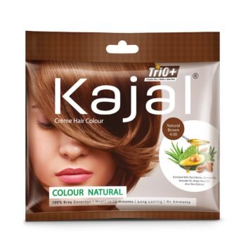 Kajal Natural Cream Hair Colour-(Natural Brown-4.00)
