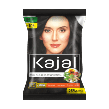 Kajal Herbal Henna Powder – Natural Black[10 Pieces in a pack]