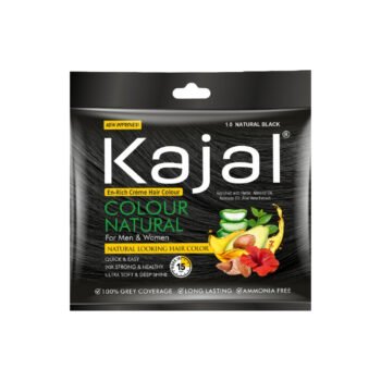 🌿 Kajal En-Rich Herbal Creme Hair Colour – Natural Black