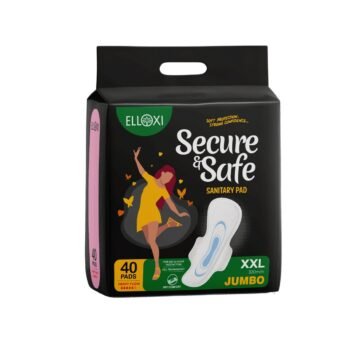 Elloxi Secure & Safe Sanitary Pads – XXL DRY NET(320mm, 40 Pads)